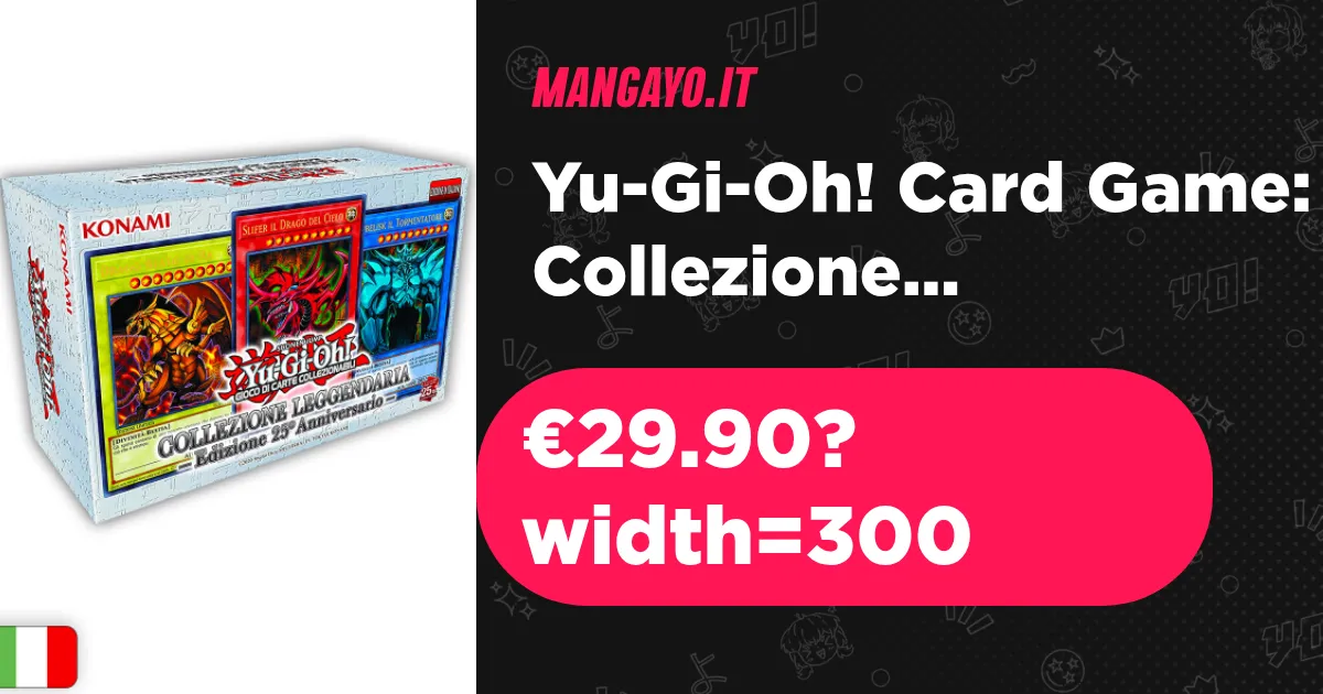 Yu-Gi-Oh! TCG - Collection Légendaire Édition 25ème Anniversaire - Italien - Boîte Collector Avec Cartes Ultra-rares Et 1 Rare Secrète Quatrième Siècle
