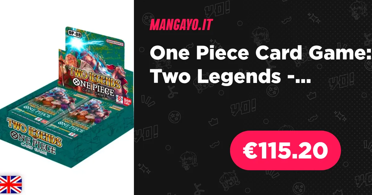 One Piece Card Game - Booster Box OP-08 Due Leggende | 24 Buste Da 6 Carte | Edizione Giapponese + Protezione Heartforcards - Foto 11